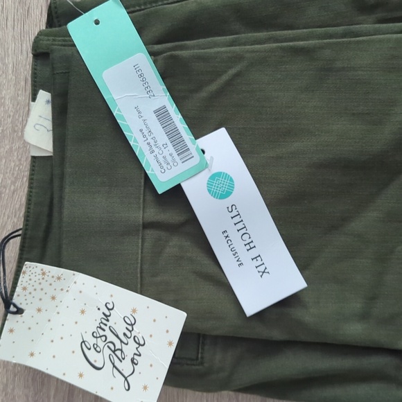 Cosmic Blue Love Callie Eco Cuffed Skinny Pant- 32 - Picture 11 of 12